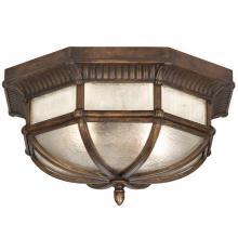 Fine Art Handcrafted Lighting 845282ST - Holland Park 16"W Outdoor Flush Mount